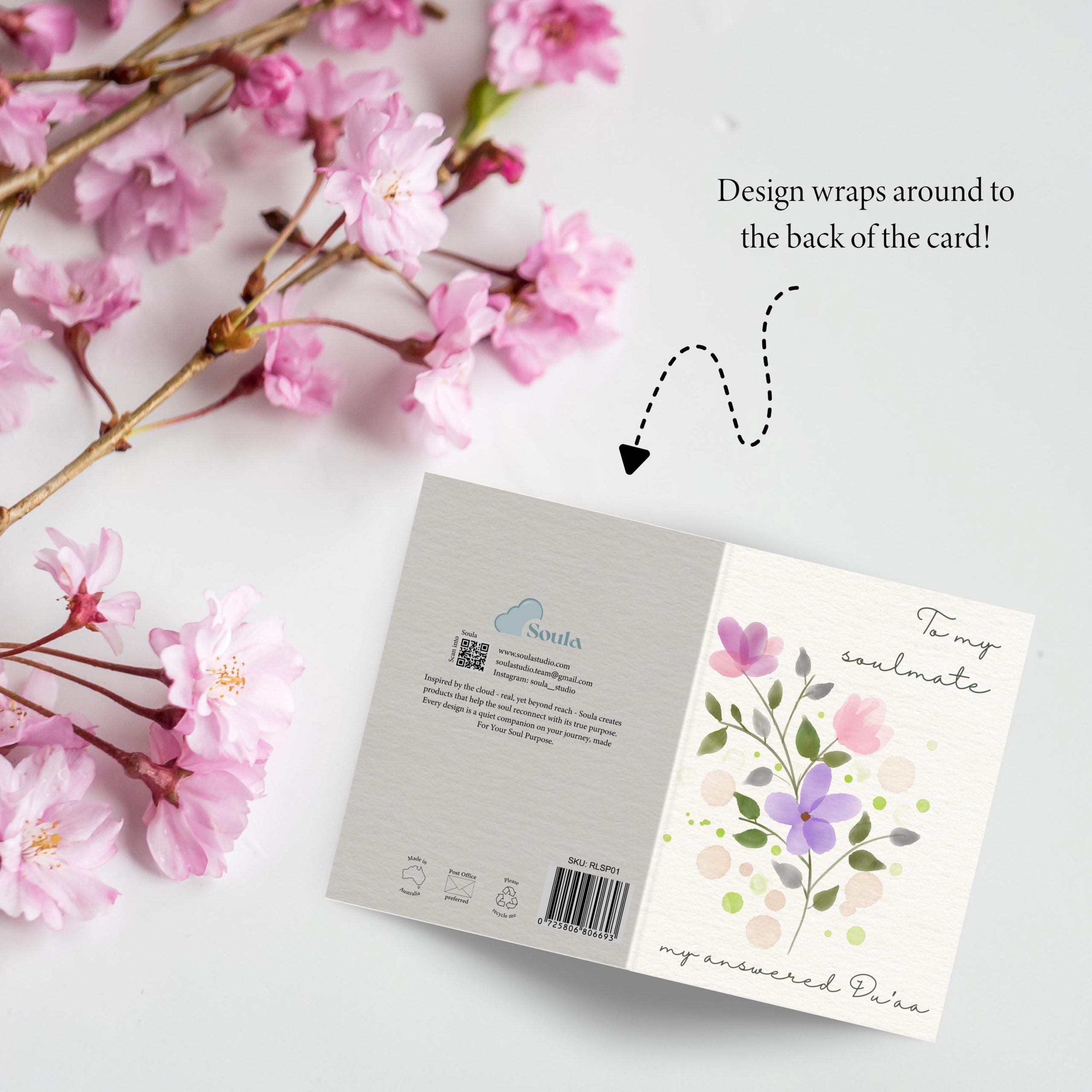 To My Soulmate My Answered Duaa Islamic Greeting Card for a Muslim Spouse - Image 4