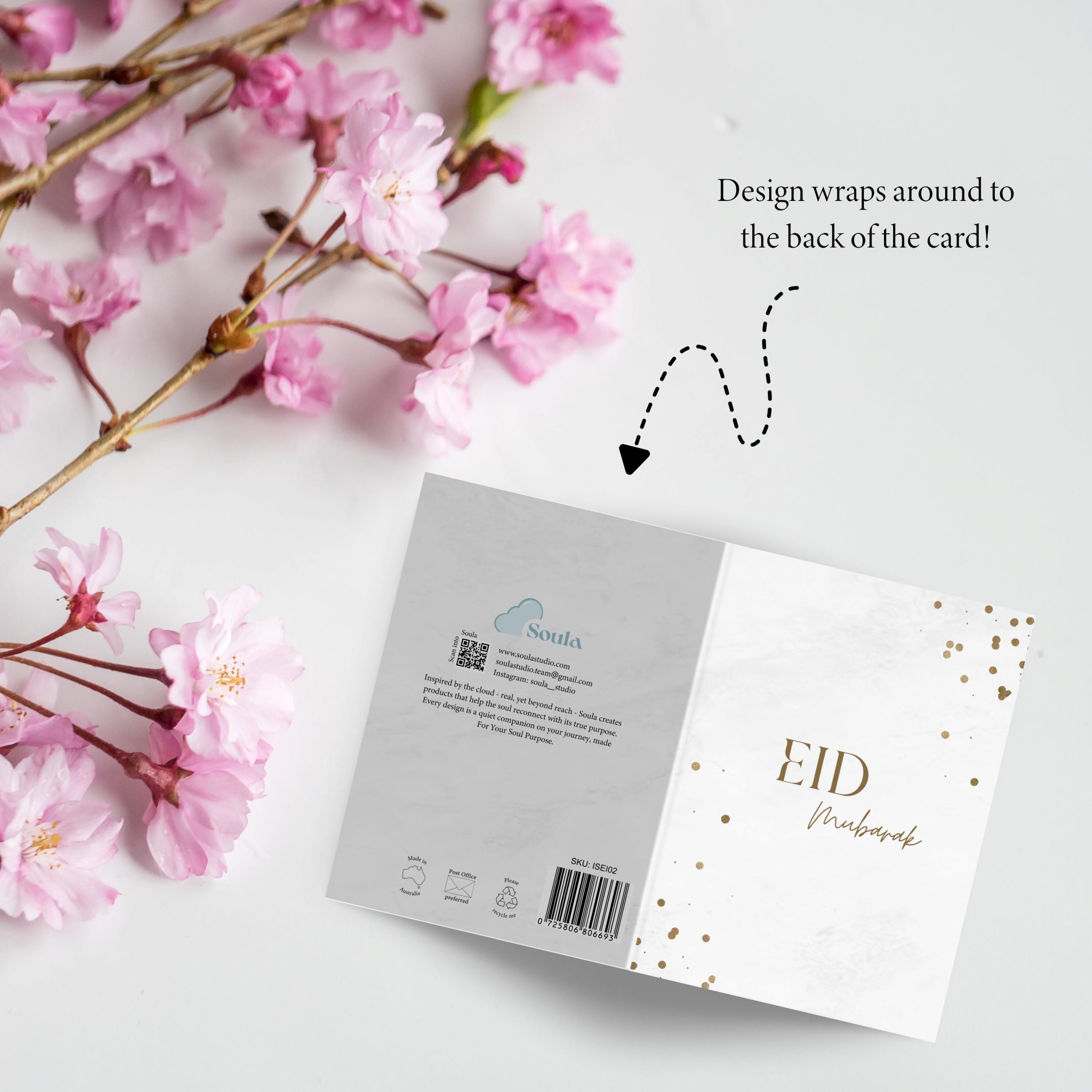 Eid Mubarak Islamic Greeting Card for Eid Al Fitr or Eid Al Adha - Image 4