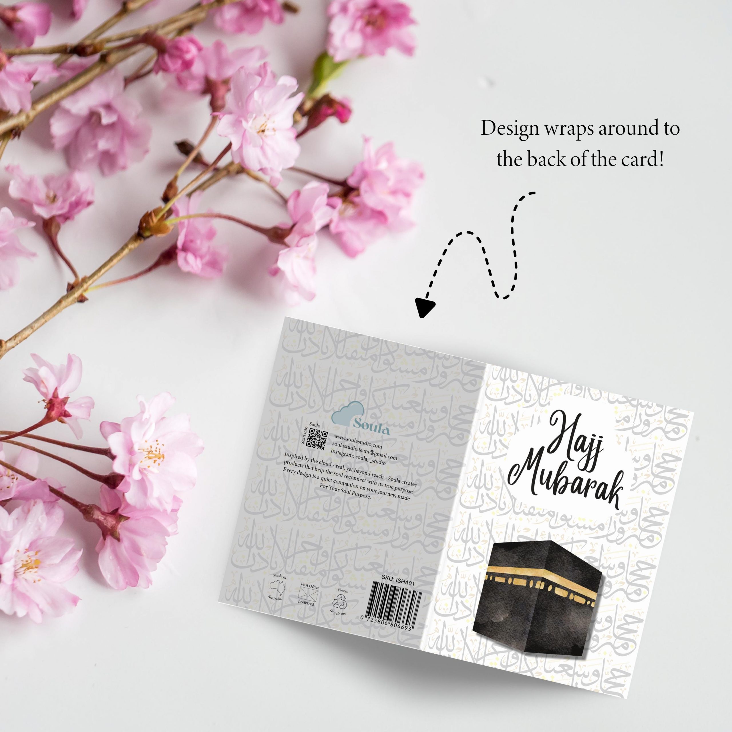 Hajj Mubarak Islamic Greeting Card for Pilgrimage Completion - Image 5