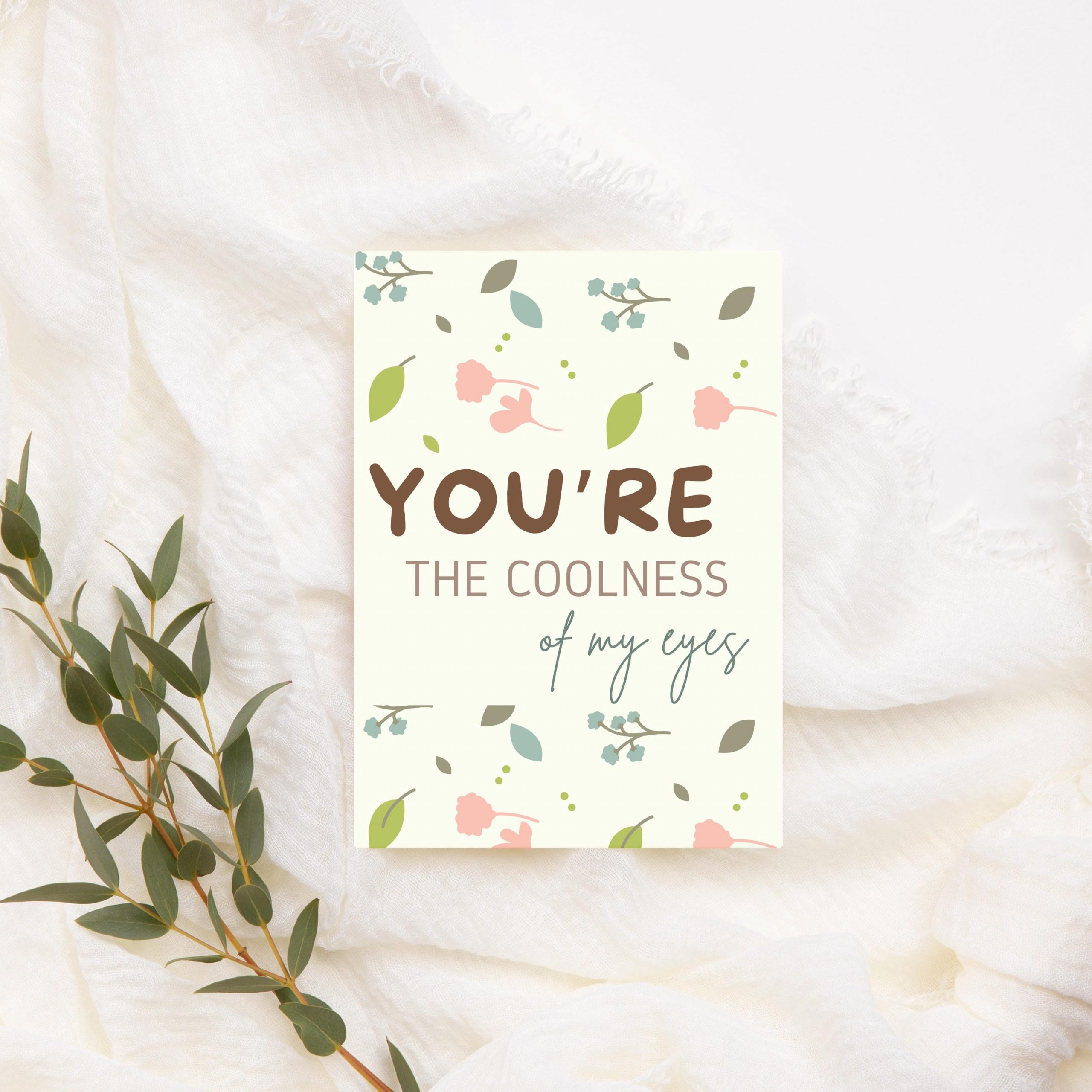 You Are the Coolness of My Eyes Islamic Greeting Card for Daughter or Son - Image 6