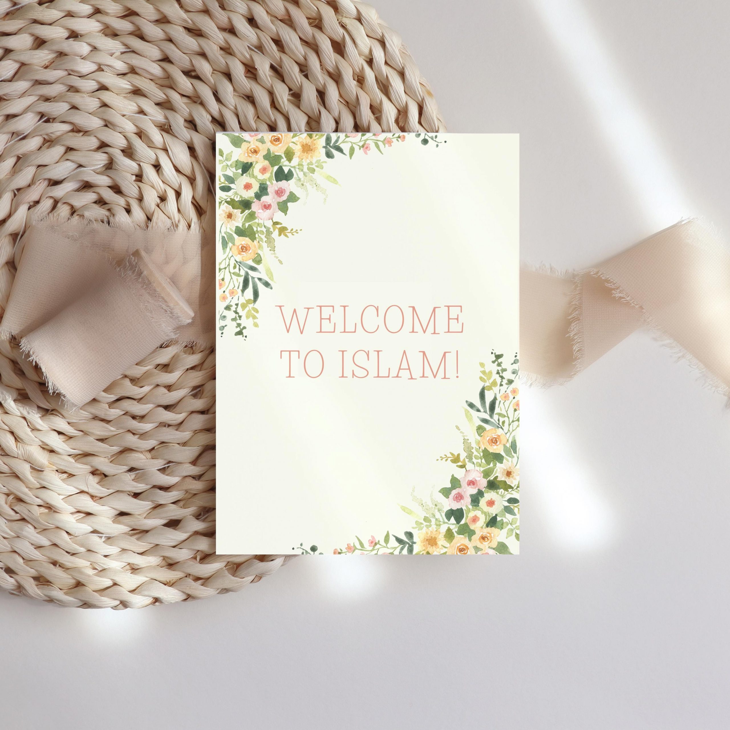 Welcome to Islam Islamic Greeting Card for a New Muslim Revert - Image 7
