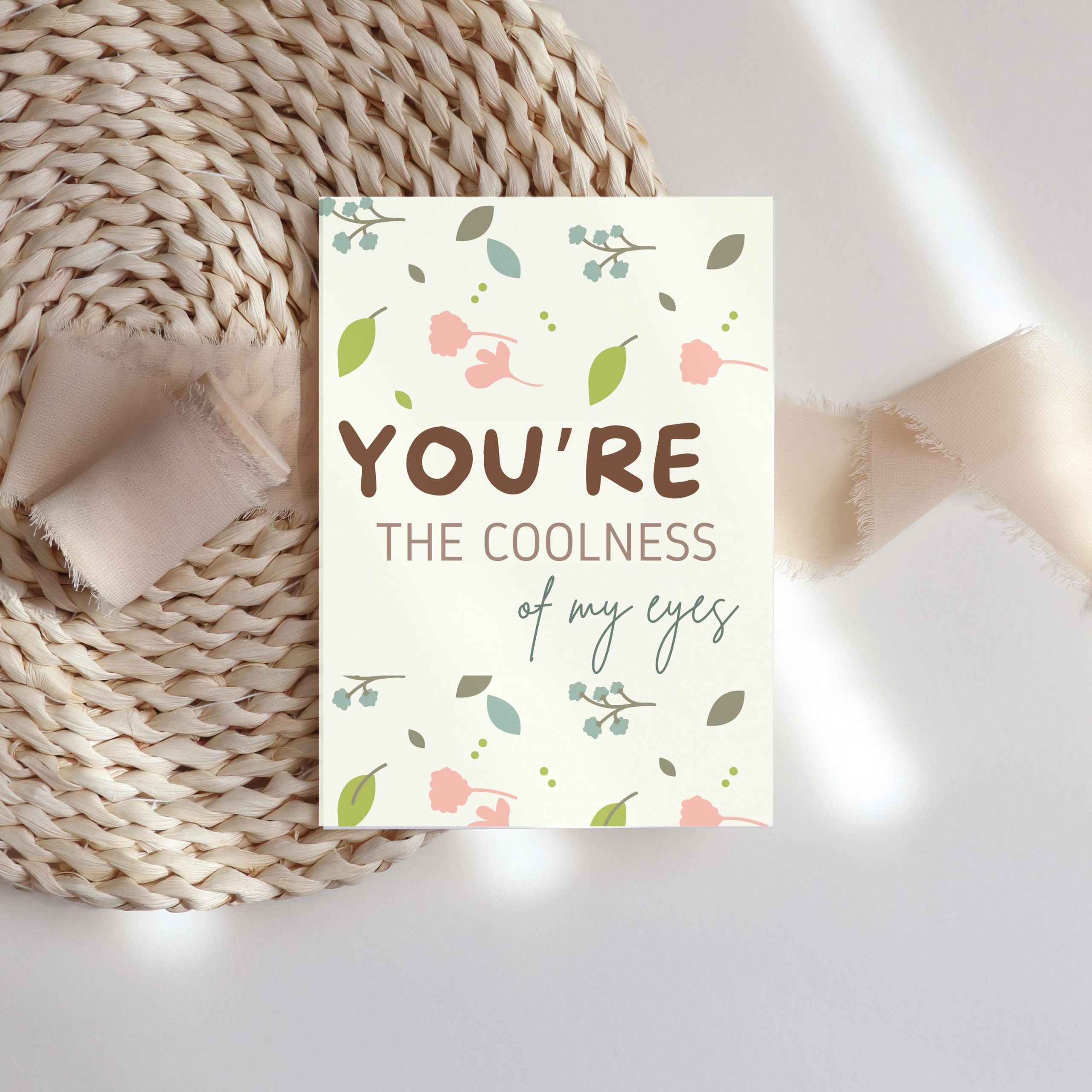 You Are the Coolness of My Eyes Islamic Greeting Card for Daughter or Son - Image 7